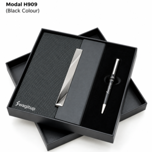 2 In 1 Gift Set - PU Leather Diary & Metal Ball Pen